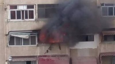 خلافات زوجية تدفع ربة منزل لإشعال النار في منزلها بالدقي