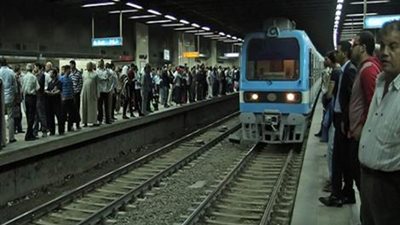 عودة حركة المترو على الخط الأول بعد سحب القطار المعطل