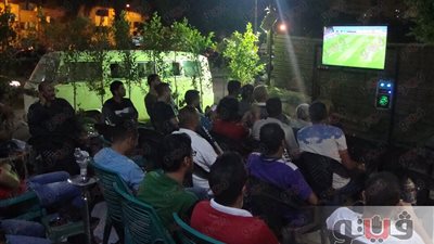 بالصور.. إقبال متوسط من المواطنين على مقاهي مدينة نصر