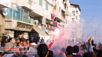 عناصر الإرهابية يشعلون النيران في سيارة رئيس مباحث مجمع محاكم المحلة