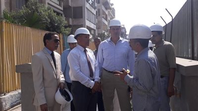 نائب محافظ القاهرة يتفقد محطة مترو أنفاق هارون (صور)