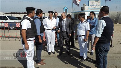 بالصور.. مدير أمن بورسعيد يتفقد الخدمات والتمركزات الأمنية