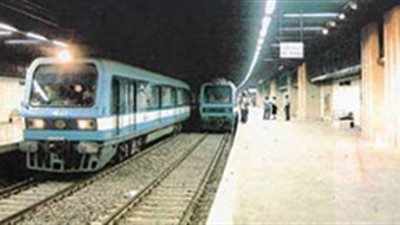 المترو يرفع جثة شاب سقط أمام قطار بمحطة أحمد عرابي