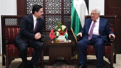 عباس يستقبل وزير خارجية المغرب ويؤكد أهمية المؤتمر الدولي للسلام