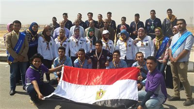 انطلاق الفوج التاسع من شباب الجامعات لزيارة العاصمة الإدارية