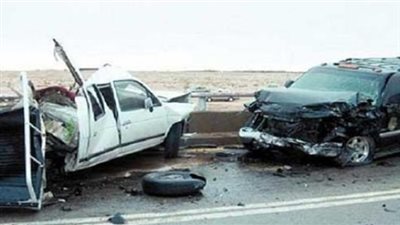 إصابة 5 بينهم 3 أطفال في حادث سير بطريق «الإسماعيلية - بورسعيد»