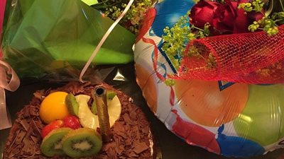 نيكول سابا تتلقى أحلى هدية من ابنتها في عيد ميلادها