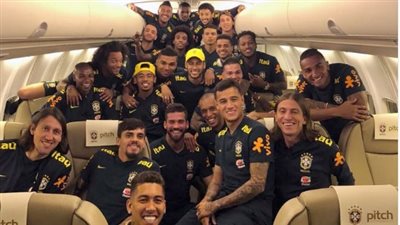 منتخب البرازيل يطير إلى روسيا للمشاركة في المونديال (صورة)