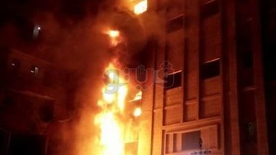 السيطرة على حريق كنيسة بشبرا الخيمة