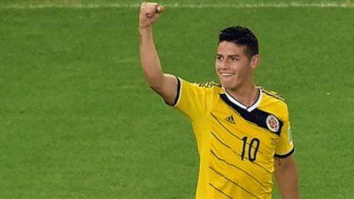 الكولومبي رودريجيز يتفوق على ميسي قبل انطلاق المونديال
