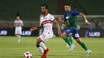 بهاء مجدي يتدرب في «الجيم» بعد إراحته من مران الزمالك الجماعي