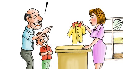 غلاء أسعار الملابس في كاريكاتير «فيتو»