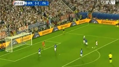 بالفيديو.. «مولر» يهدر فرصة هدف لألمانيا في شباك إيطاليا