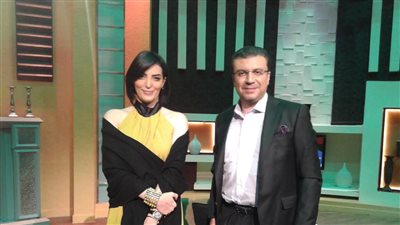 بالصور.. الليثي يستضيف حورية فرغلي في «بوضوح»