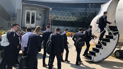 منتخب كرواتيا يتجه إلى روسيا للمشاركة في كأس العالم ( صور)