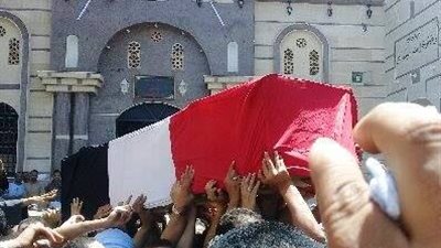 بالصور.. تشييع جثمان «شهيد سيناء» في مسقط رأسه بسوهاج