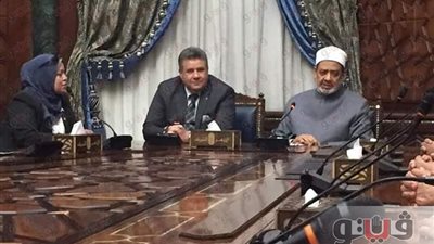 بالصور.. رئيس جامعة بنها يزور مشيخة الأزهر
