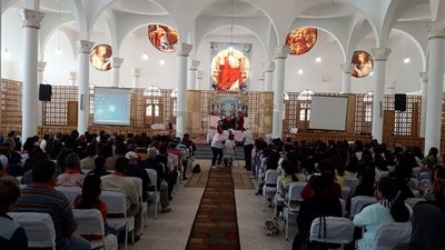 بالصور.. مؤتمر «لأجلهم» بمطرانية نقادة بحضور القمص دواد لمعي