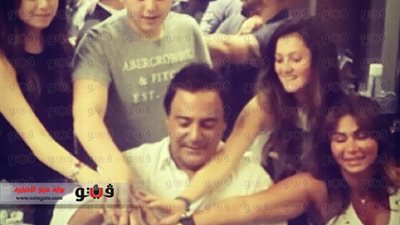 أسرة عاصى الحلاني تحتفل به في 