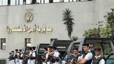 أمن الإسكندرية يقيم عزاء الشهيد محمود سامي بالقائد إبراهيم