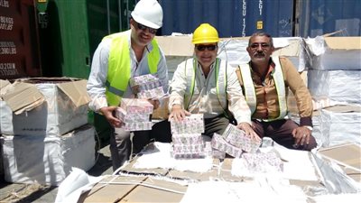 إحباط محاولة تهريب كمية من أقراص «التامول» بجمارك شرق التفريعة