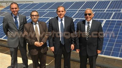 «البنك الأهلي» يفتتح محطة للطاقة الشمسية بمبنى التجمع الخامس