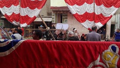 إقبال نسائي كثيف على لجنة «6 أكتوبر» في عين شمس (صور)