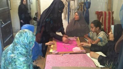 ورش عمل للتدريب على المهن اليدوية والفنون التشكيلية ببيت ثقافة أبشواي