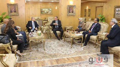بالصور.. محافظ دمياط يستقبل نائب وزير الإسكان