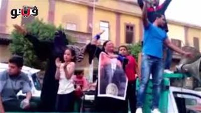 وصلة رقص لمنتقبة أمام لجان روض الفرج