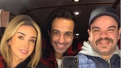 أول صورة لـ«أحمد فهمي وهنا الزاهد» من كواليس «الواد سيد الشحات»