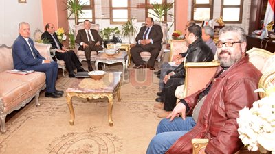 محافظ بني سويف يستقبل رئيس «الإصلاح الزراعي» لبحث موقف أراضي الدولة