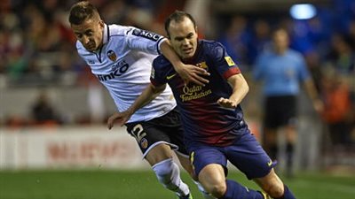 فالنسيا يجبر برشلونة على التعادل فى الدورى الإسبانى