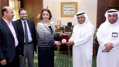 صفاء حجازي تستقبل وفدا من المنظمة العربية لـ«الهلال الأحمر»