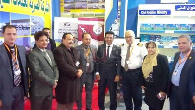 المصرية لخدمات الطيران تشارك في معرض الكتاب (صور)