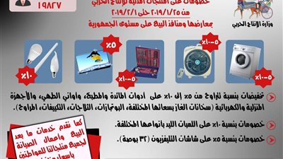 تخفيضات للإنتاج الحربي على منتجاتها بمناسبة احتفالات يناير (صور)