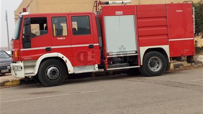 انتشار سيارات الحماية المدنية في معرض الكتاب