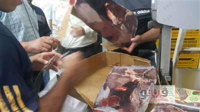 ضبط ثلاجة حفظ لحوم مجمدة بدون ترخيص بالخصوص