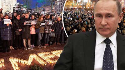 تظاهرات في موسكو للمطالبة باستقالة بوتين (فيديو)