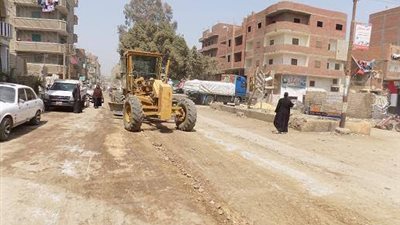 حملة لمتابعة حالة نظافة 3 شوارع ببنى مزار في المنيا