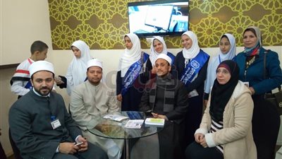 طلاب المعاهد الأزهرية يزورون معرض الكتاب (فيديو وصور )