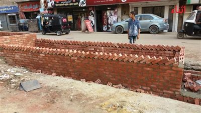 إنشاء نقاط لجمع القمامة في كفر طهرمس بالجيزة