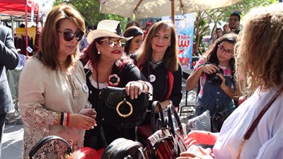 غادة والي تفتتح معرض «من النهارده مصري» لتشجيع الصناعات الحرفية