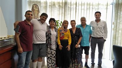 وفد مكسيكي يزور المتحف المصري الكبير