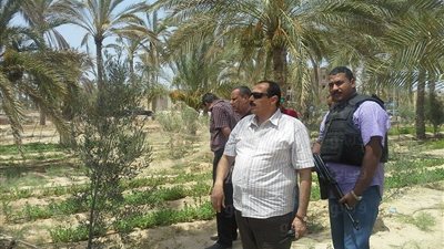 بالصور.. مدير أمن شمال سيناء يقود حملة لإزالة التعديات