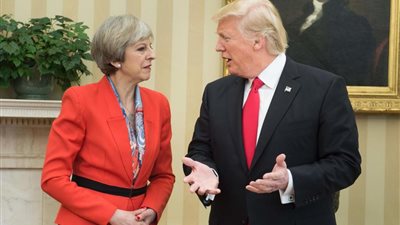 البيت الأبيض: ترامب وماي يتفقان على أهمية تفكيك شبكة التجسس الروسية