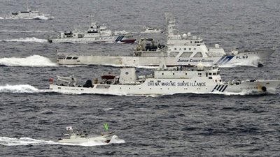 8 سفن مراقبة صينية تغادر المياه الإقليمية اليابانية