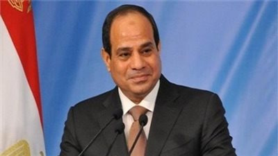 الطيب وجمعة وعلام في استقبال السيسي بمعرض الكتاب