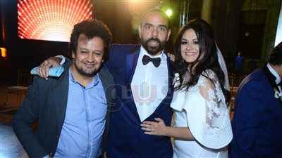 بالصور.. نجوم المجتمع في حفل زفاف نجلة الإعلامية هالة أبوعلم