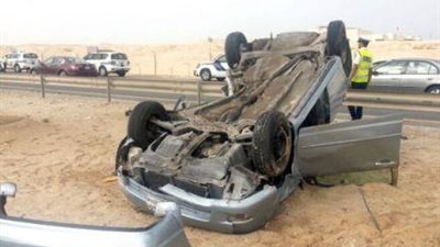 مصرع شخص وإصابة 7 في حادث بطريق «الإسماعيلية - القاهرة»